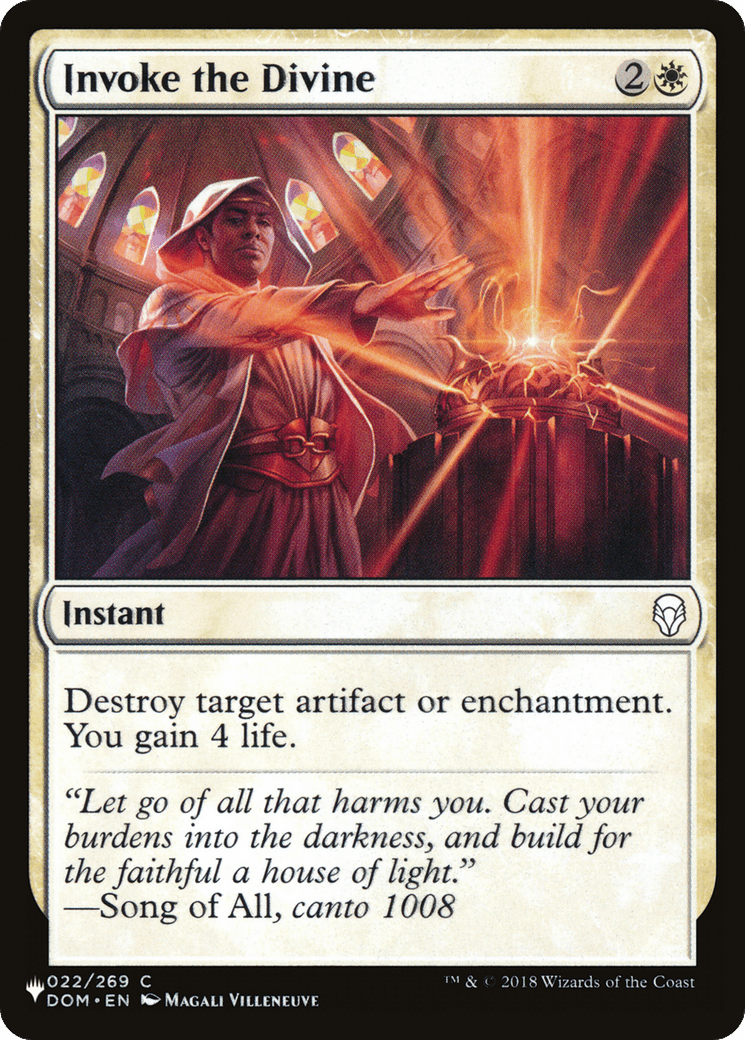 Invoke the Divine |  (DOM-22) [The List]