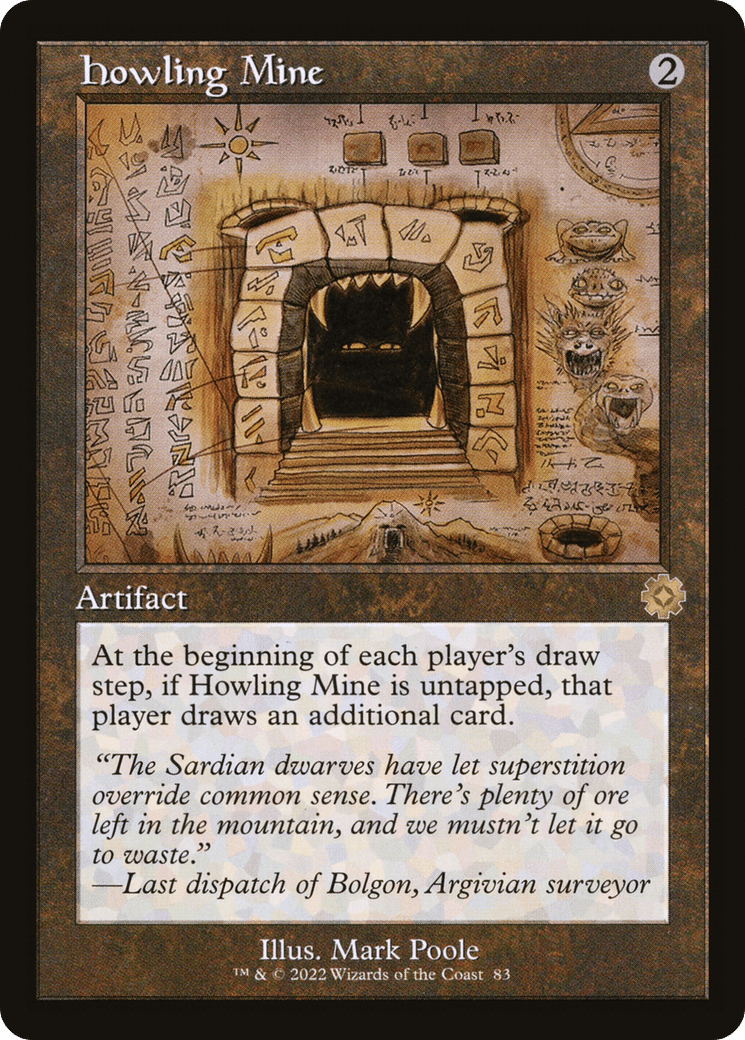 Howling Mine (Retro Schematic) [The Brothers' War Retro Artifacts] Foil