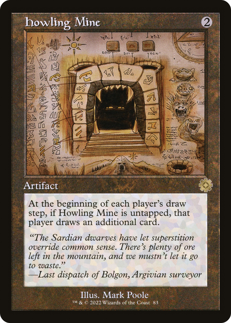 Howling Mine (Retro Schematic) [The Brothers' War Retro Artifacts] Foil