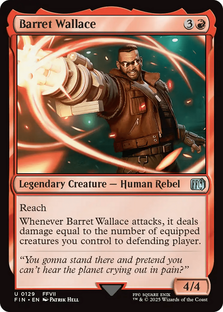 Barret Wallace (129) [FINAL FANTASY]  Foil