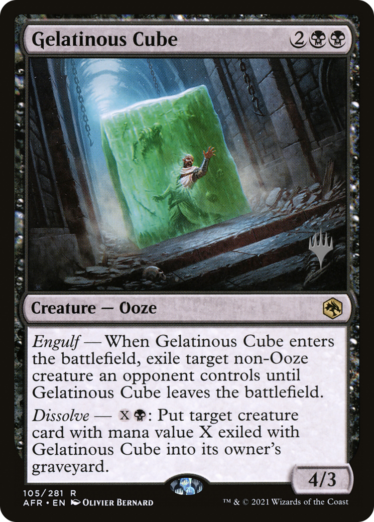 Gelatinous Cube (Promo Pack) [Dungeons & Dragons: Adventures in the Forgotten Realms Promos] Foil
