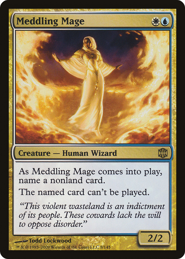 Meddling Mage [Alara Reborn] Foil