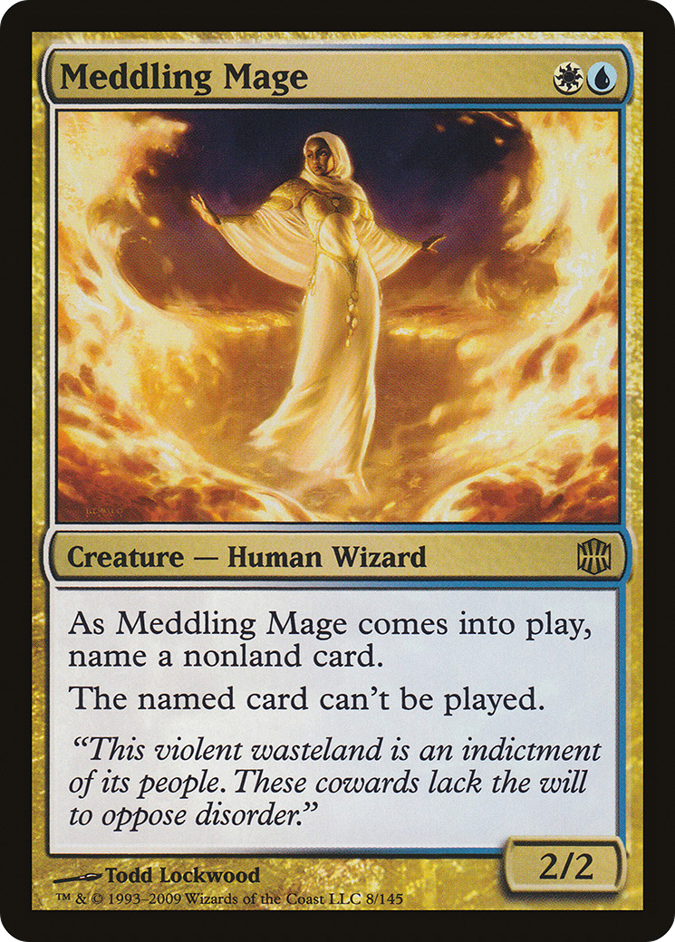 Meddling Mage [Alara Reborn] Foil
