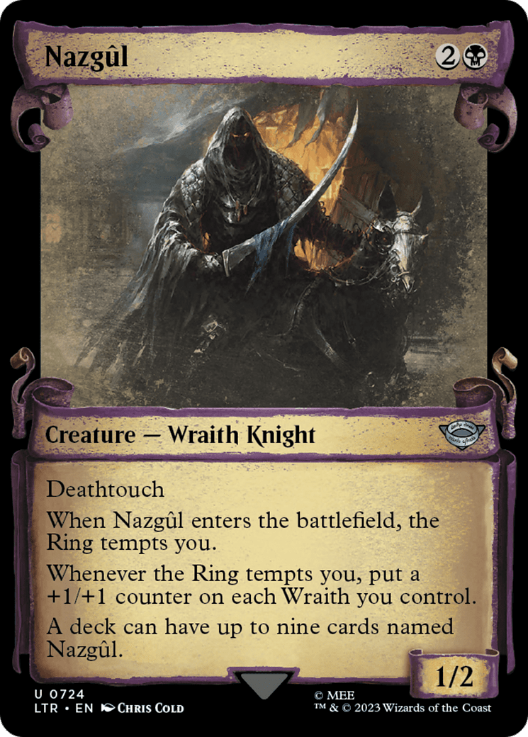 Nazgul (0724) [The Lord of the Rings: Tales of Middle-Earth Showcase Scrolls] Foil