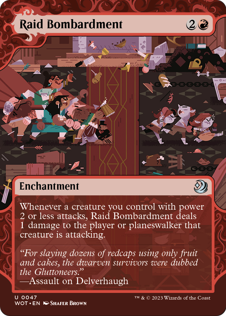 Raid Bombardment [Wilds of Eldraine: Enchanting Tales] Foil