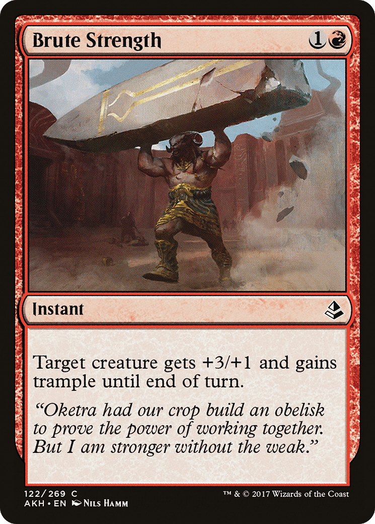 Brute Strength [Amonkhet] Foil
