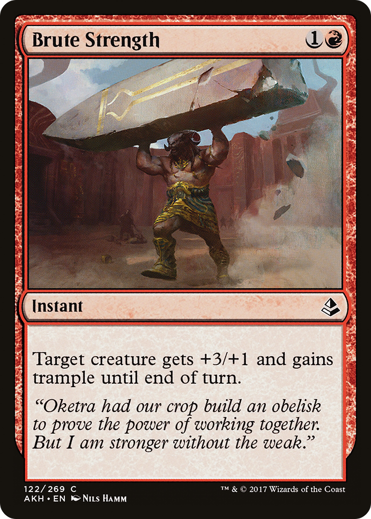 Brute Strength [Amonkhet] Foil