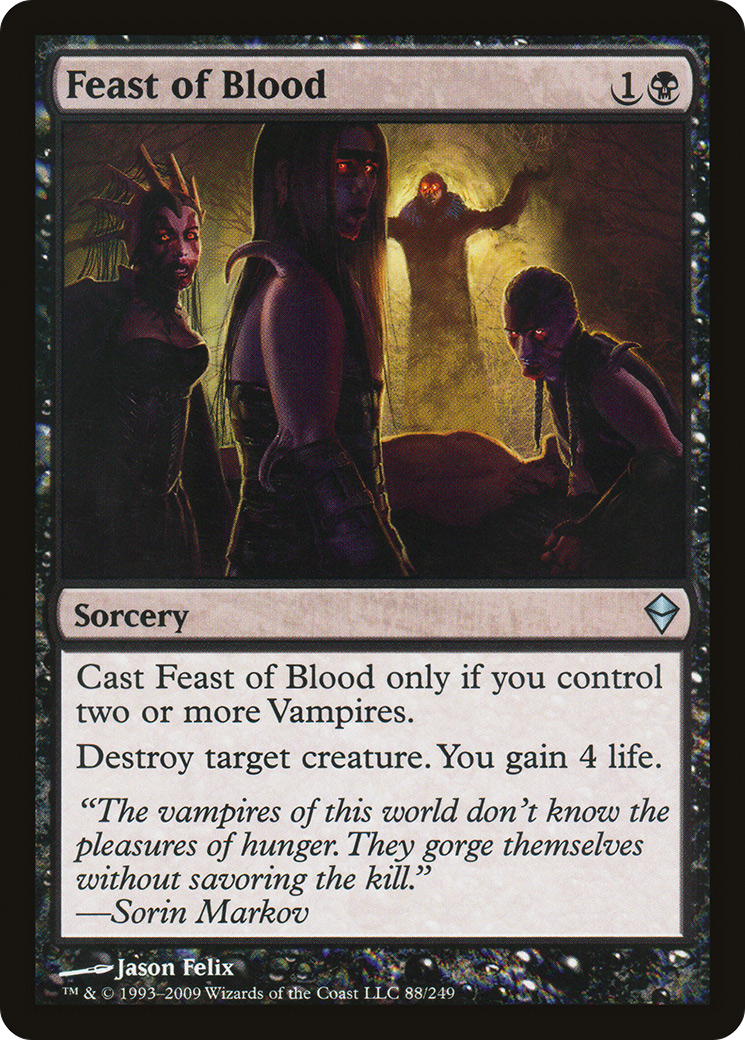 Feast of Blood [Zendikar] Foil