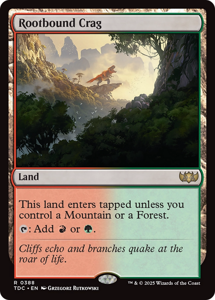 Rootbound Crag (388) [Commander: Tarkir: Dragonstorm]