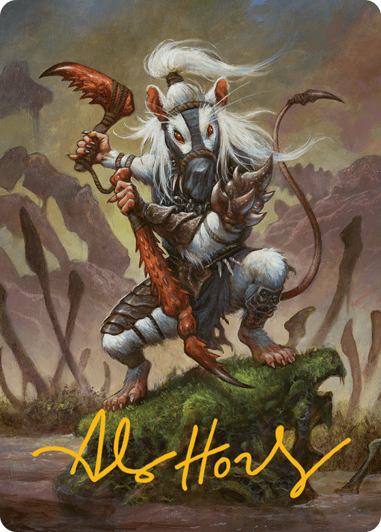 Ink-Eyes, Servant of Oni // Ink-Eyes, Servant of Oni (ABLB-050) - Bloomburrow Art Series (Borderless) Foil
