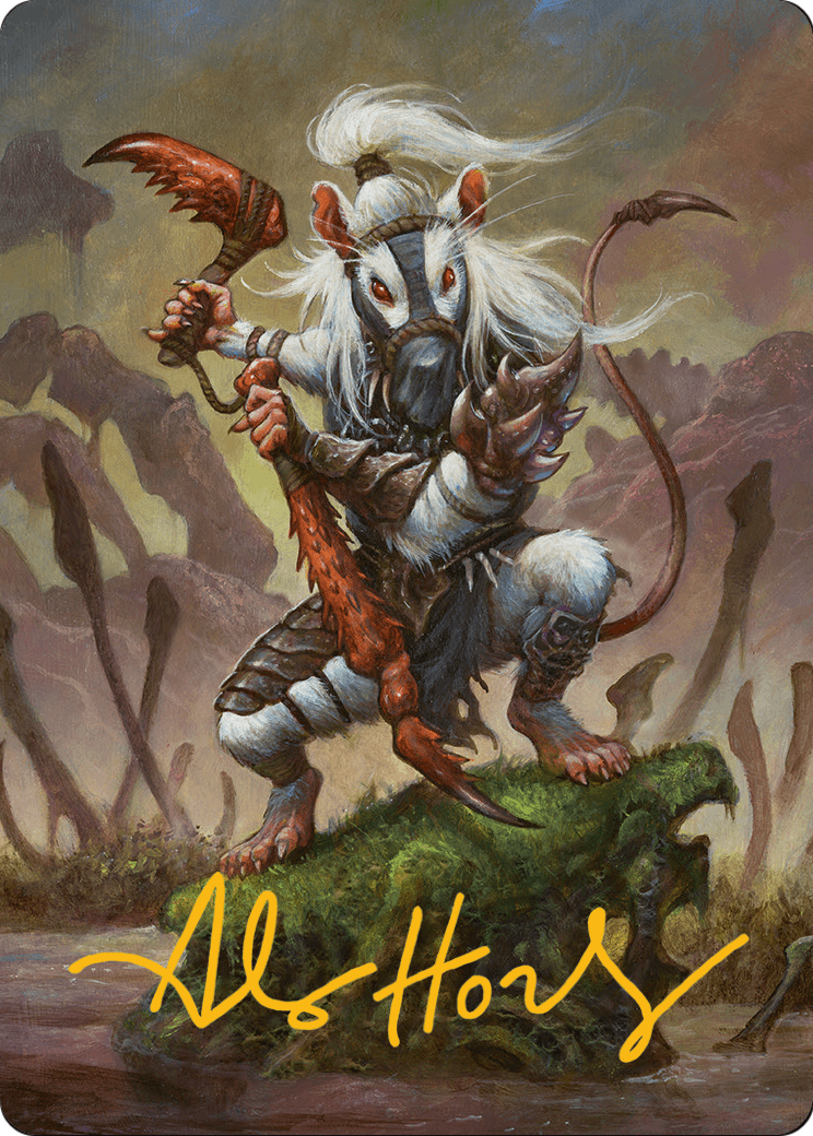 Ink-Eyes, Servant of Oni // Ink-Eyes, Servant of Oni (ABLB-050) - Bloomburrow Art Series (Borderless) Foil
