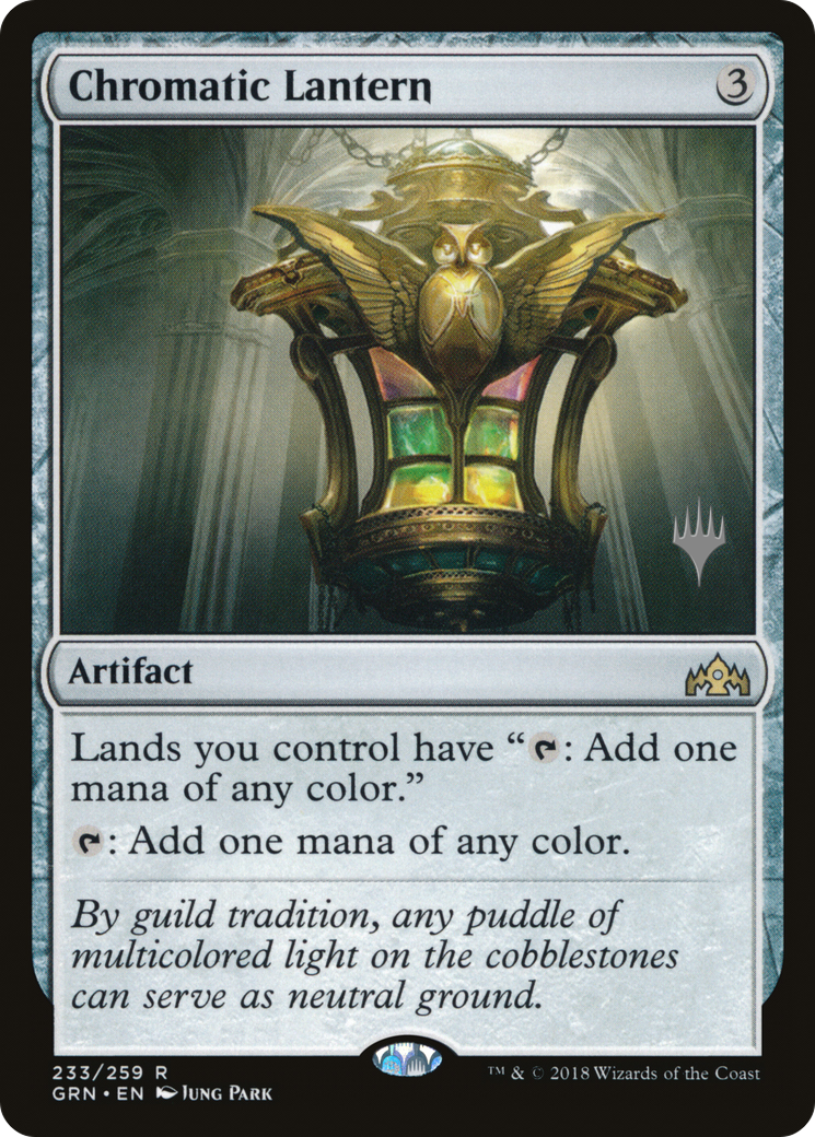 Chromatic Lantern (Promo Pack) [Guilds of Ravnica Promos] Foil
