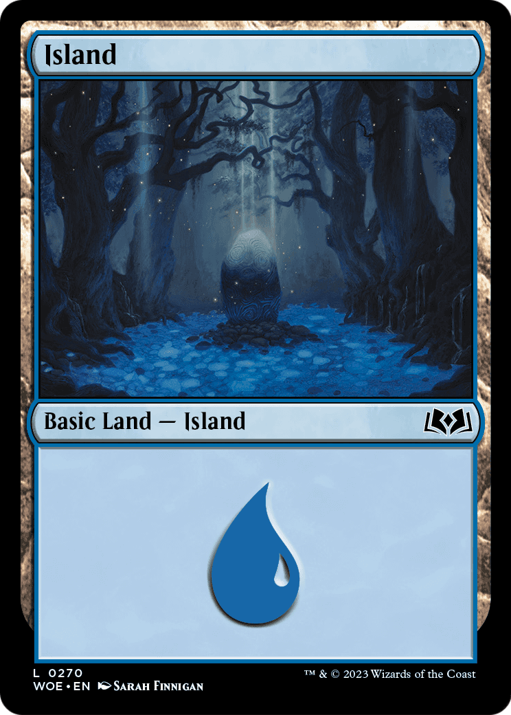 Island (0270) [Wilds of Eldraine] Foil