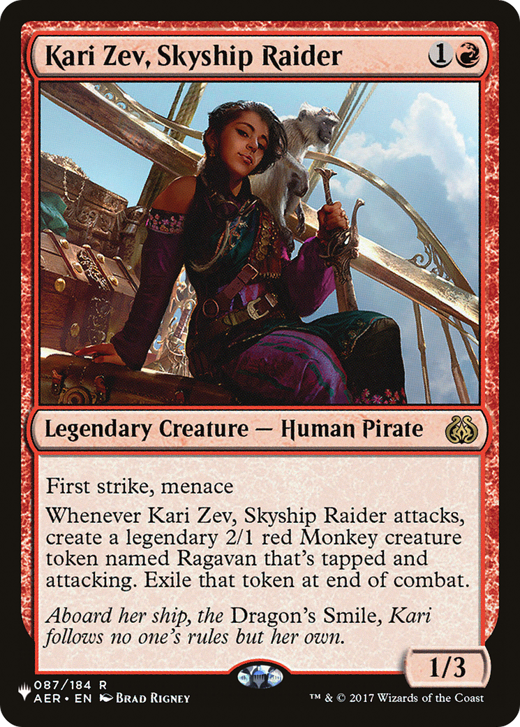 Kari Zev, Skyship Raider |  (AER-87) [The List]