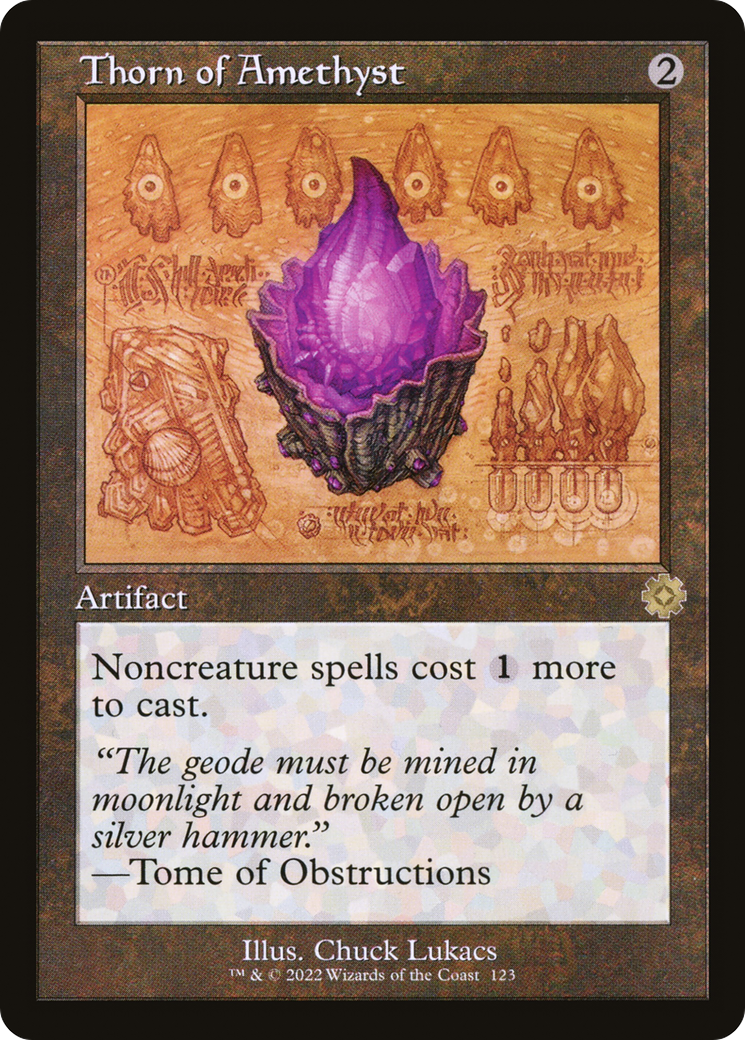 Thorn of Amethyst (Retro Schematic) [The Brothers' War Retro Artifacts] Foil