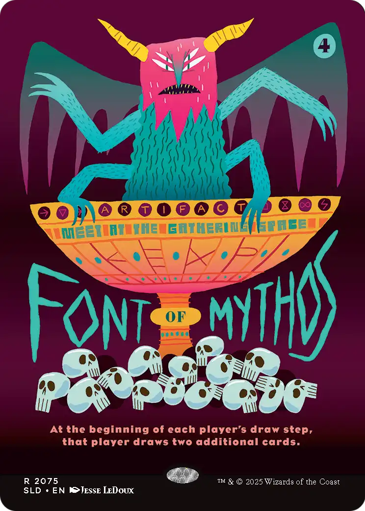 Font of Mythos (2075) [Secret Lair Drop Series]