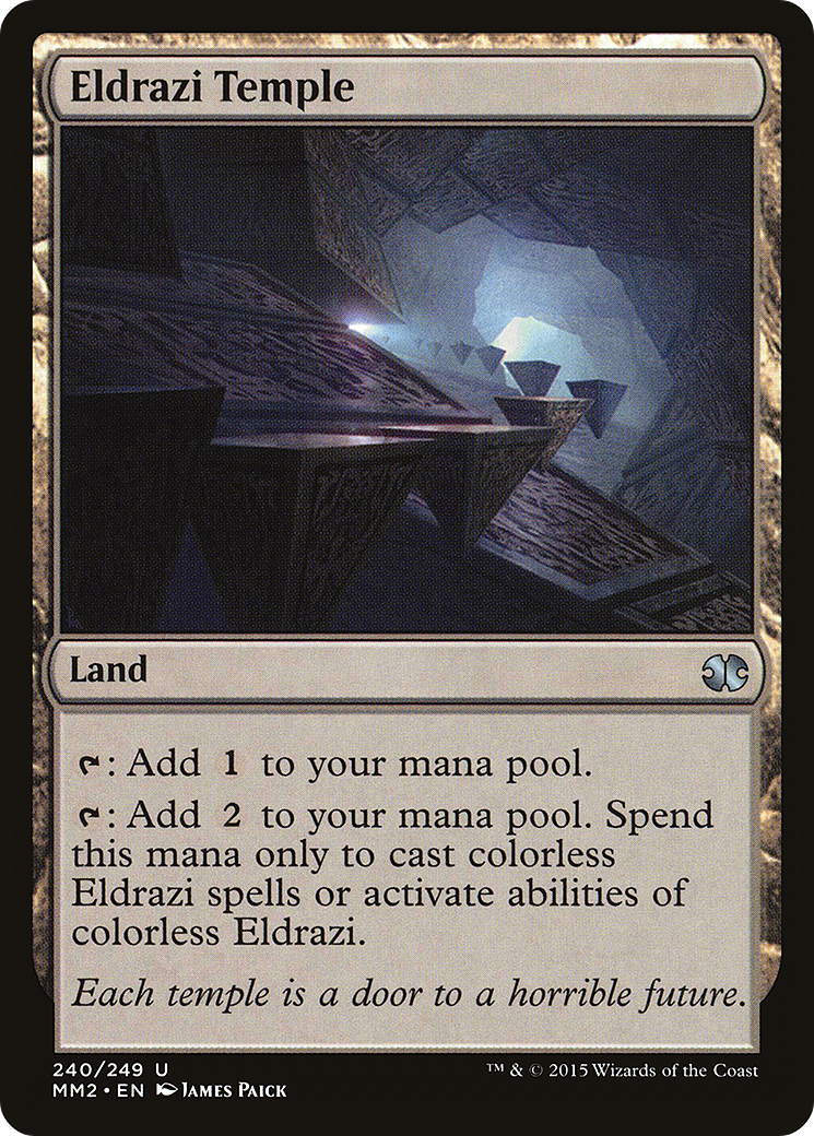 Eldrazi Temple [Modern Masters 2015] Foil