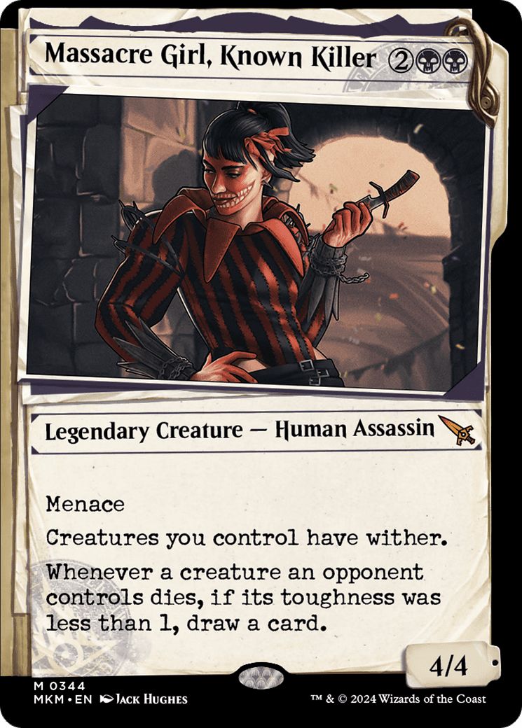 Massacre Girl, Known Killer (Showcase) [Murders at Karlov Manor] Foil