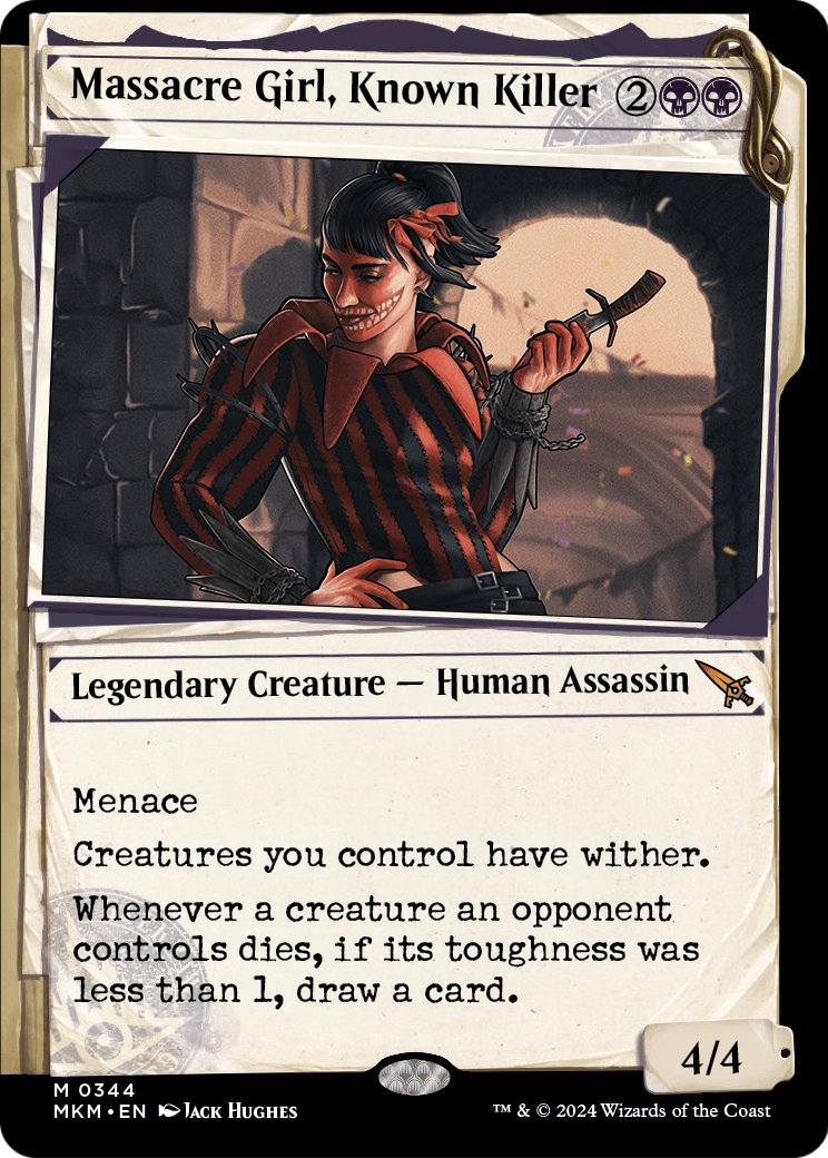 Massacre Girl, Known Killer (Showcase) [Murders at Karlov Manor] Foil