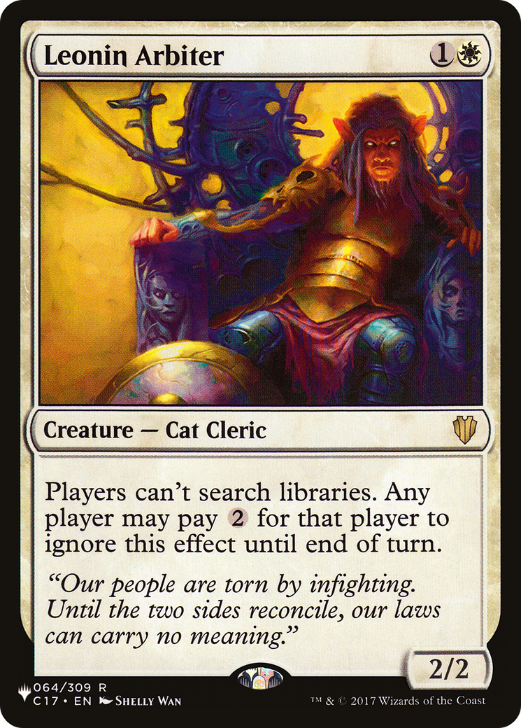 Leonin Arbiter |  (C17-64) [The List]