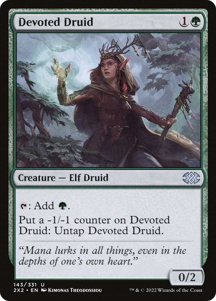 Devoted Druid [Double Masters 2022] Foil