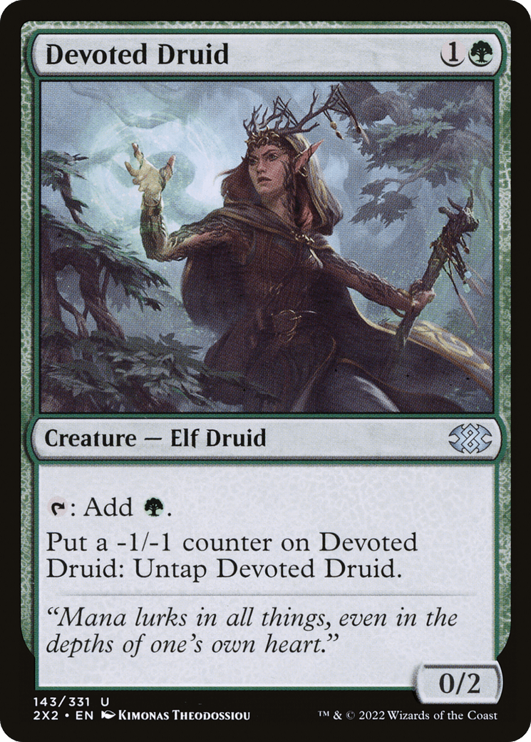 Devoted Druid [Double Masters 2022] Foil