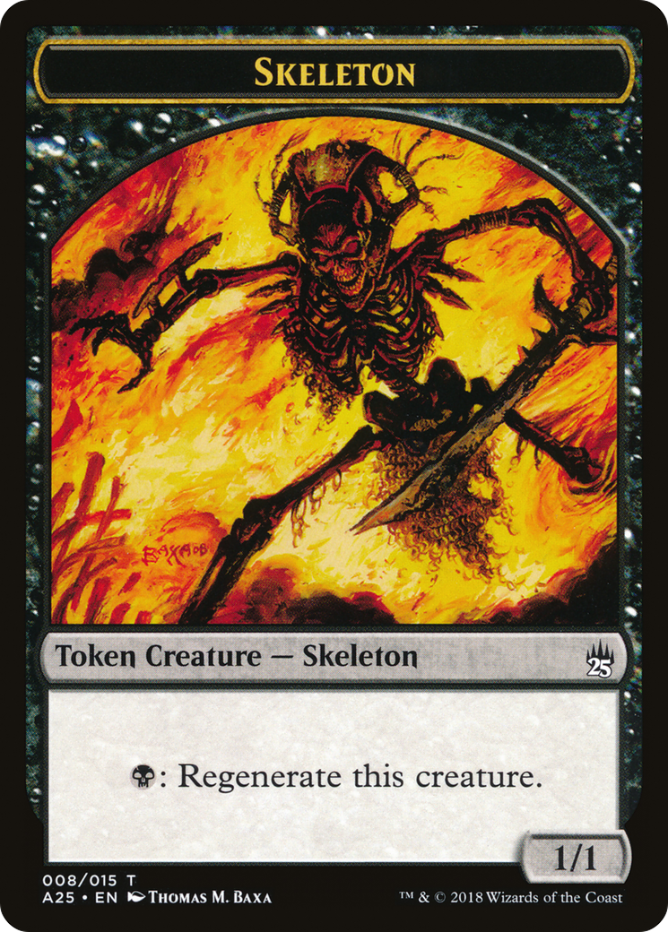 Skeleton (008) [Masters 25 Tokens]  Foil
