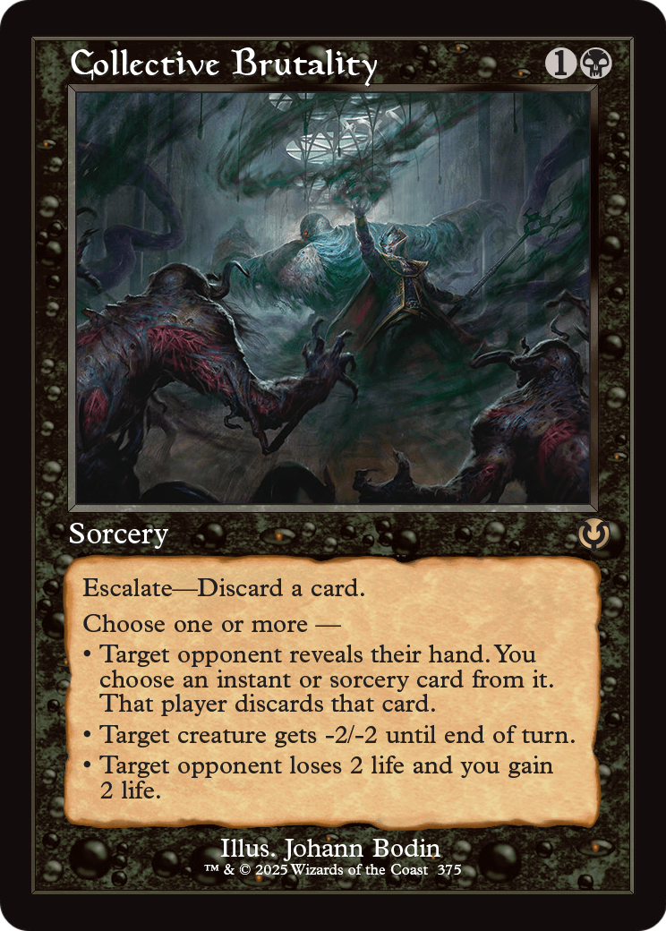 Collective Brutality (Retro Frame) (-375) [Innistrad Remastered]