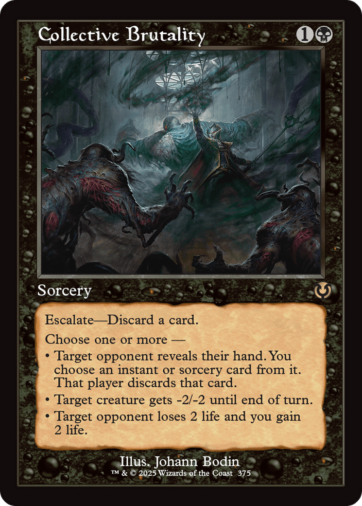 Collective Brutality (Retro Frame) (-375) [Innistrad Remastered]