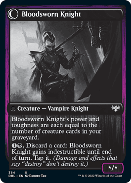 Bloodsworn Squire // Bloodsworn Knight [Innistrad: Double Feature] Foil
