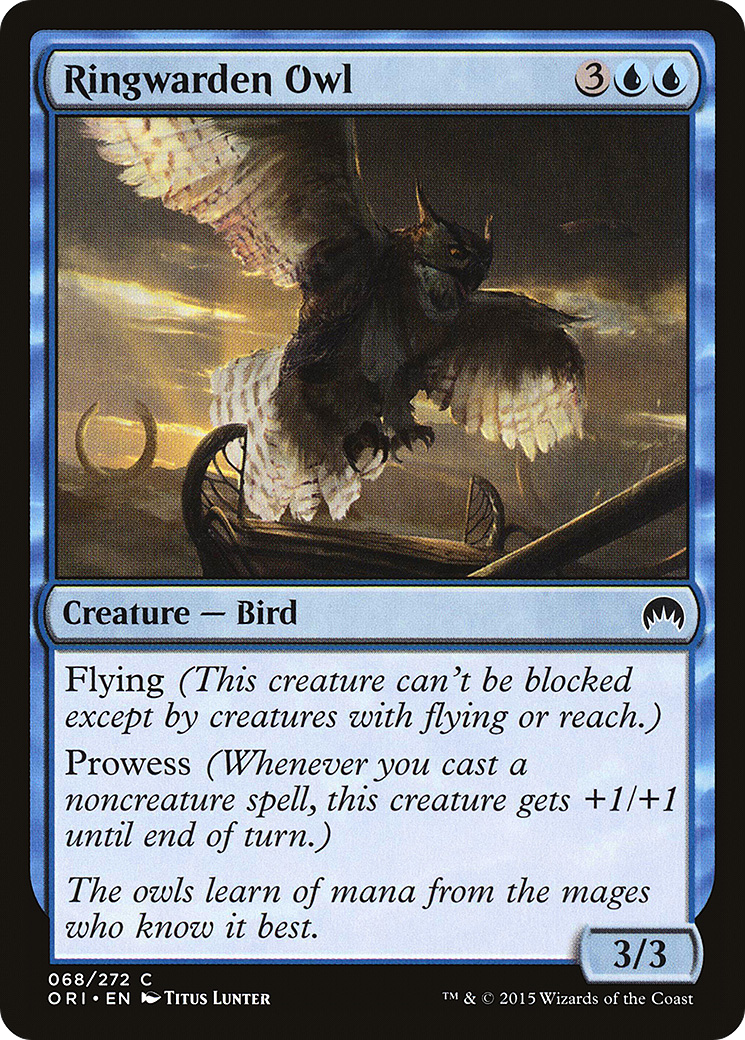 Ringwarden Owl [Magic Origins] Foil