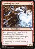 Lightning-Rig Crew 190 (Commander Legends)  - Foil