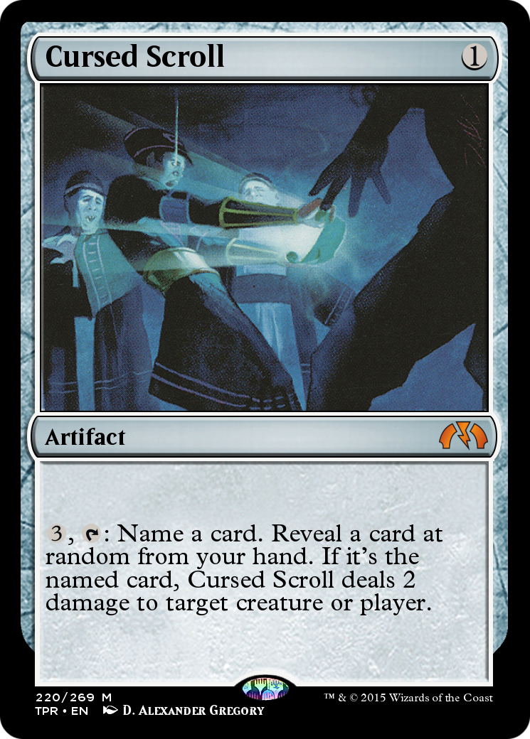 Cursed Scroll (TPR-220) - Tempest Remastered Foil