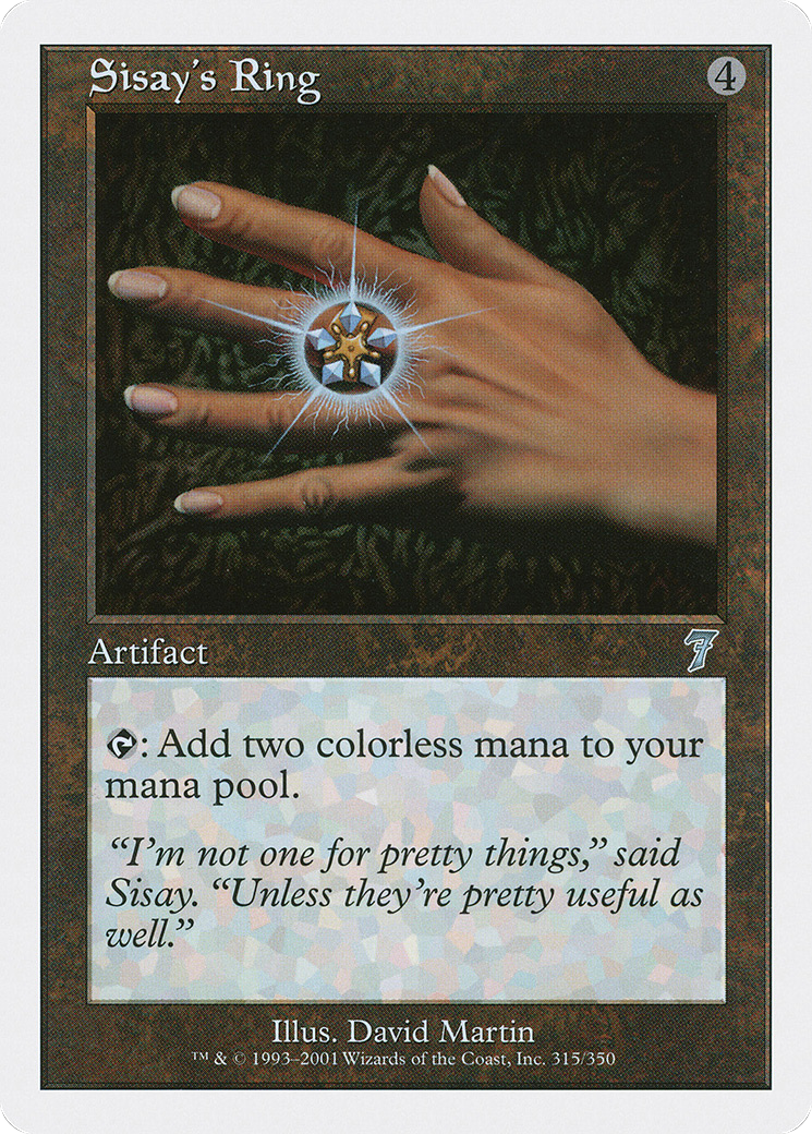 Sisay's Ring [Seventh Edition] Foil