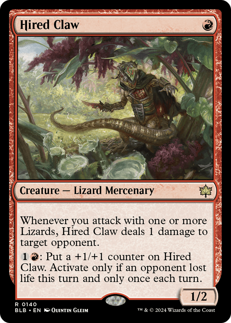 Hired Claw [Bloomburrow] Foil