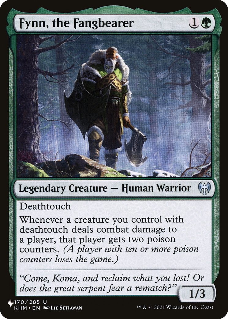 Fynn, the Fangbearer |  (KHM-170) [The List]