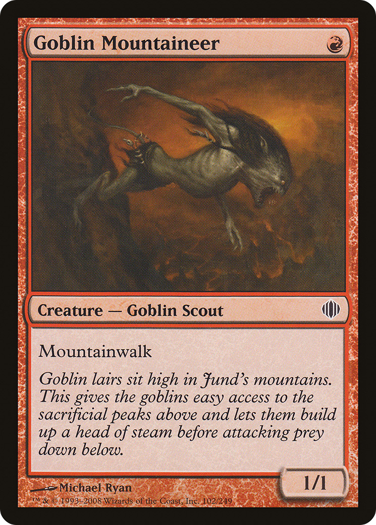Goblin Mountaineer [Shards of Alara] Foil