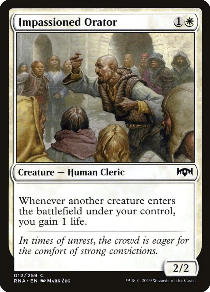 Impassioned Orator 12 (Ravnica Allegiance) 