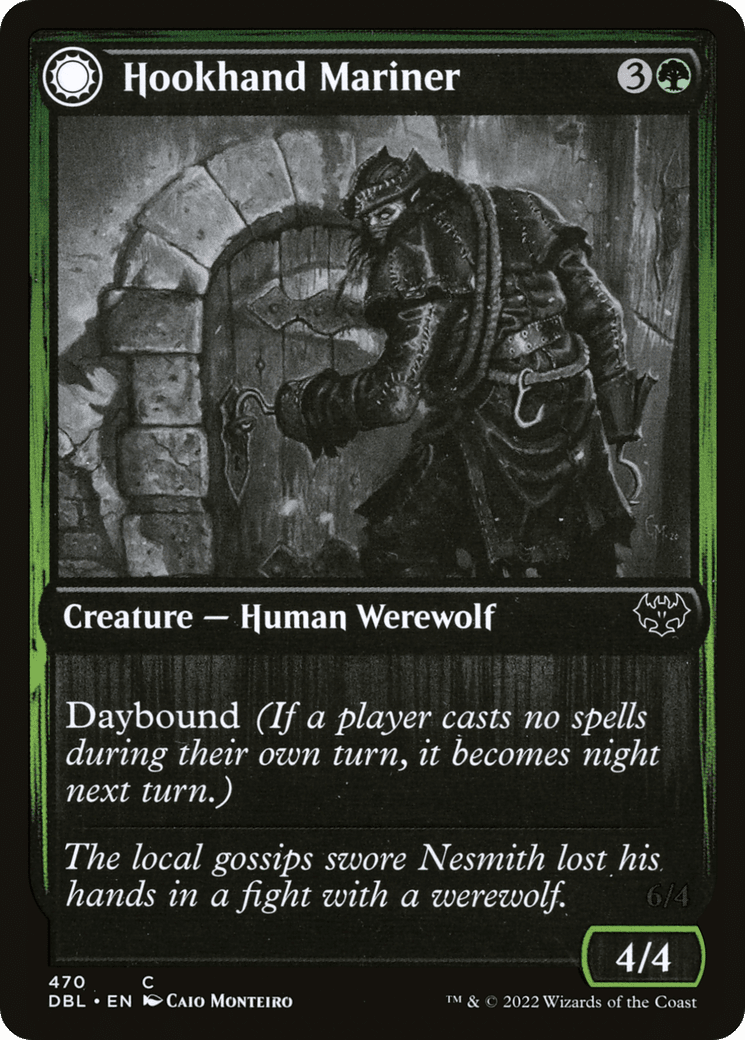 Hookhand Mariner // Riphook Raider [Innistrad: Double Feature] Foil