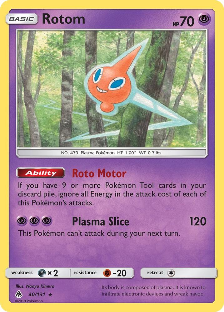Rotom 40/131 (SM - Forbidden Light) 