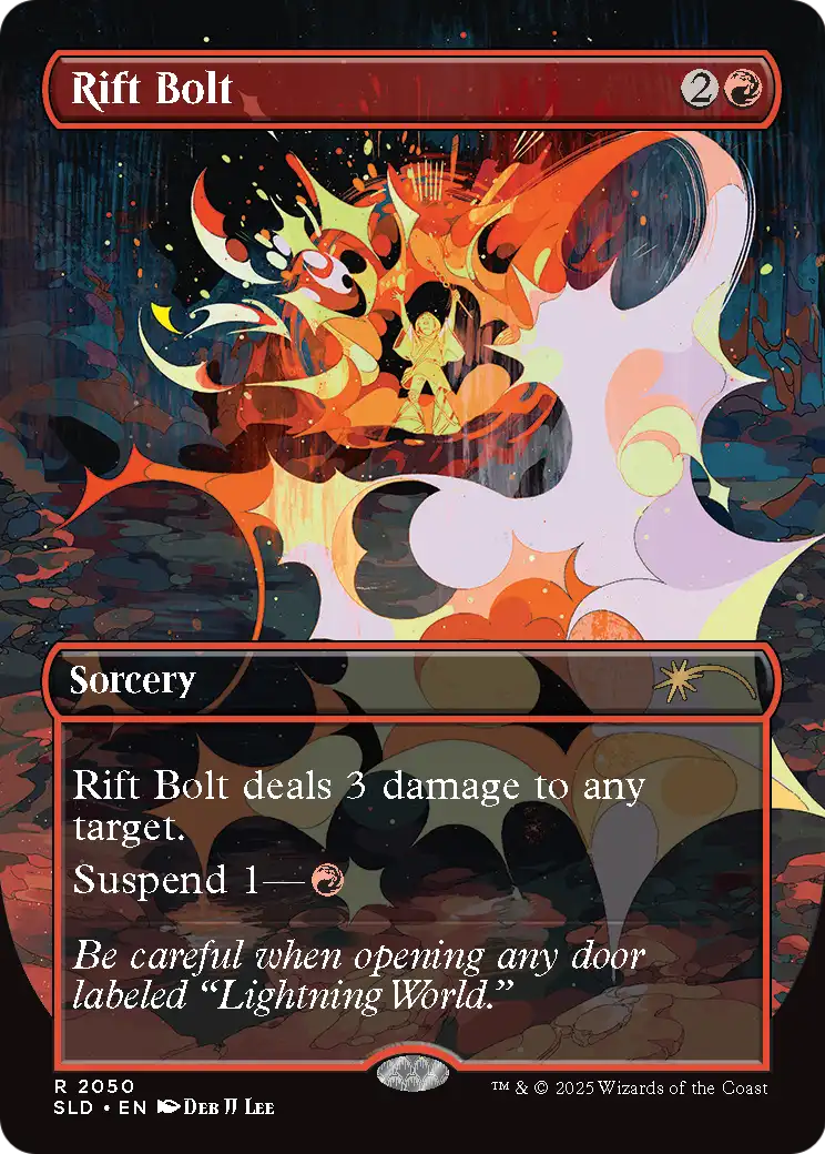 Rift Bolt (2050) (Rainbow Foil) (2050) [Secret Lair Drop Series]