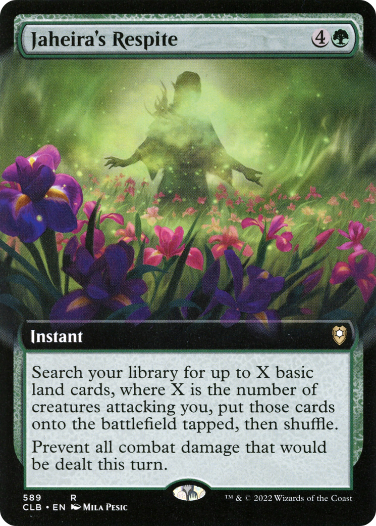 Jaheira's Respite (Extended Art) [Commander Legends: Battle for Baldur's Gate] Foil