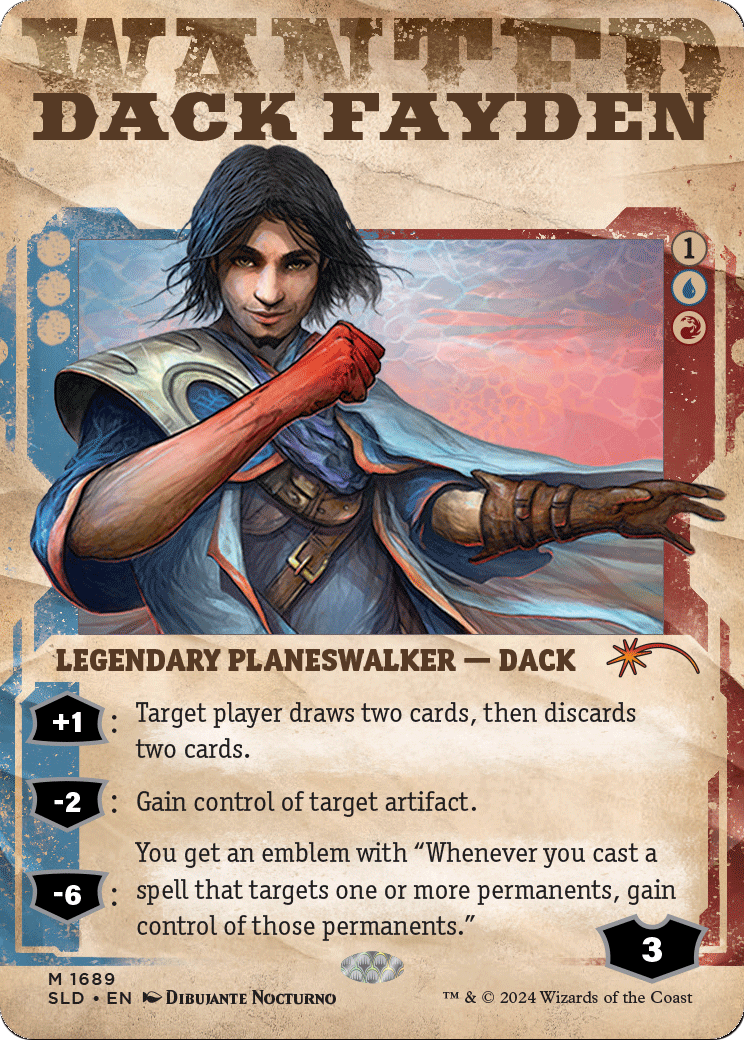Dack Fayden (1689) [Secret Lair Drop Series] Foil