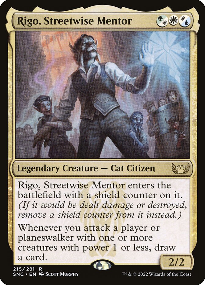 Rigo, Streetwise Mentor 215/281 (Streets of New Capenna)  - Foil