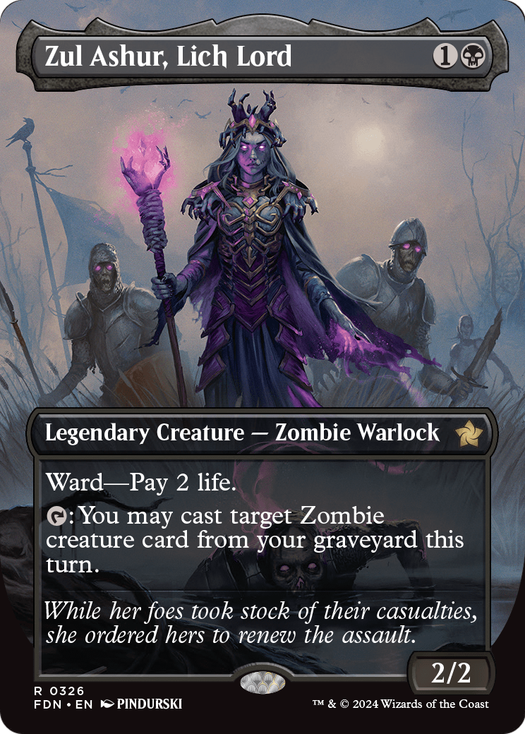 Zul Ashur, Lich Lord (FDN-326) - Foundations (Borderless)