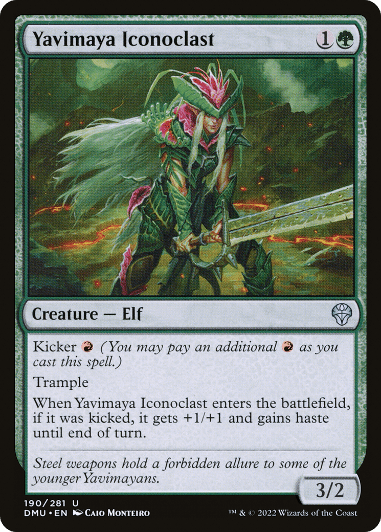 Yavimaya Iconoclast [Dominaria United] Foil