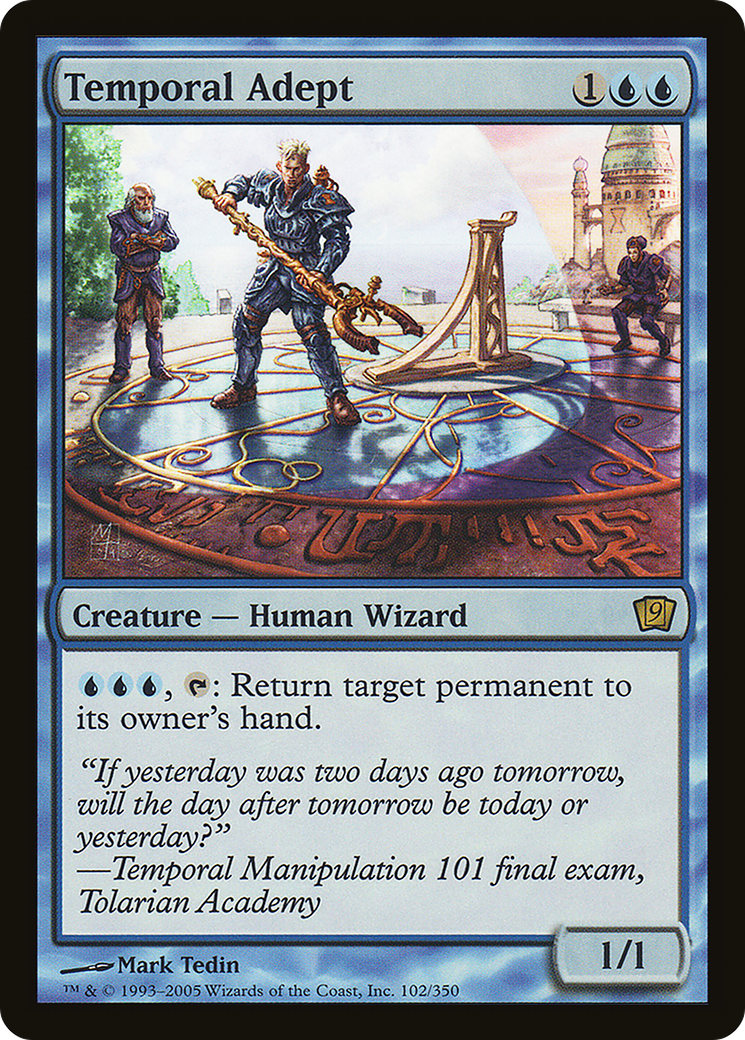 Temporal Adept [Ninth Edition] Foil