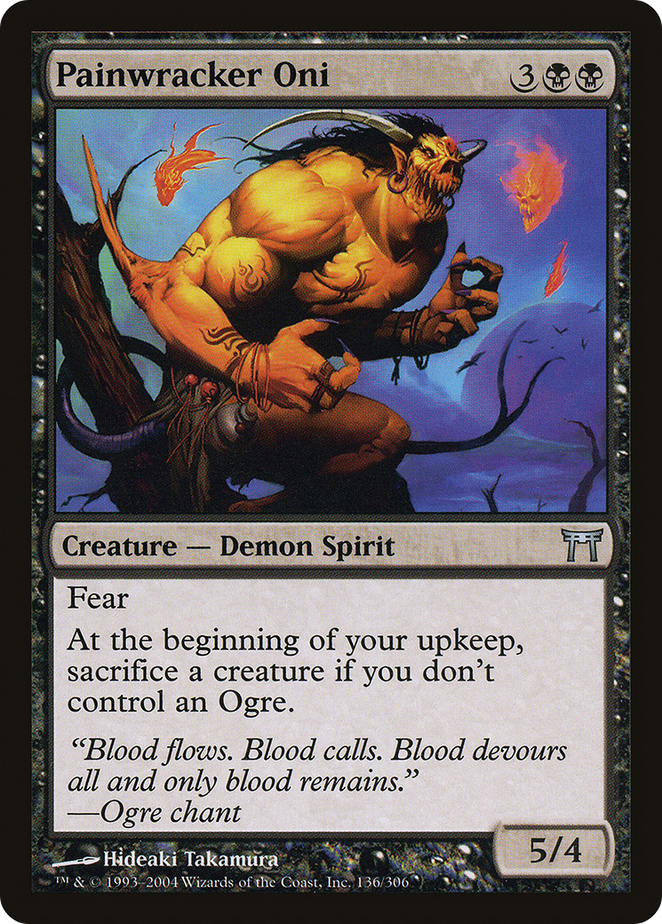 Painwracker Oni [Champions of Kamigawa] Foil