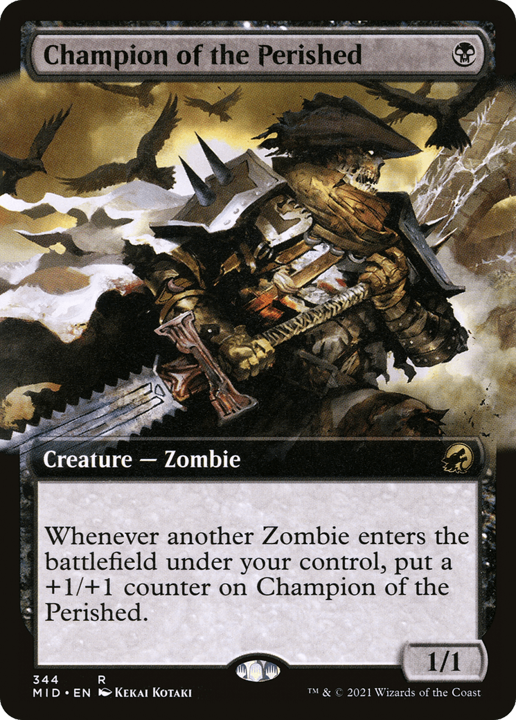 Champion of the Perished (Extended Art) [Innistrad: Midnight Hunt] Foil