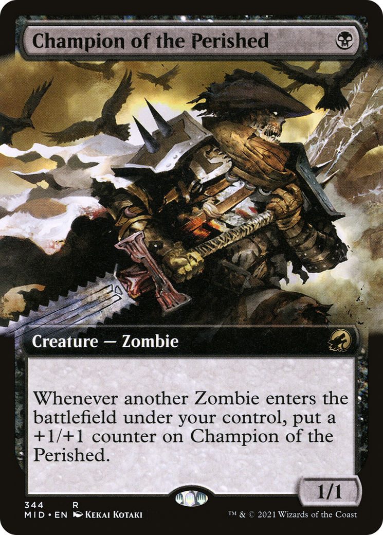 Champion of the Perished (Extended Art) [Innistrad: Midnight Hunt] Foil